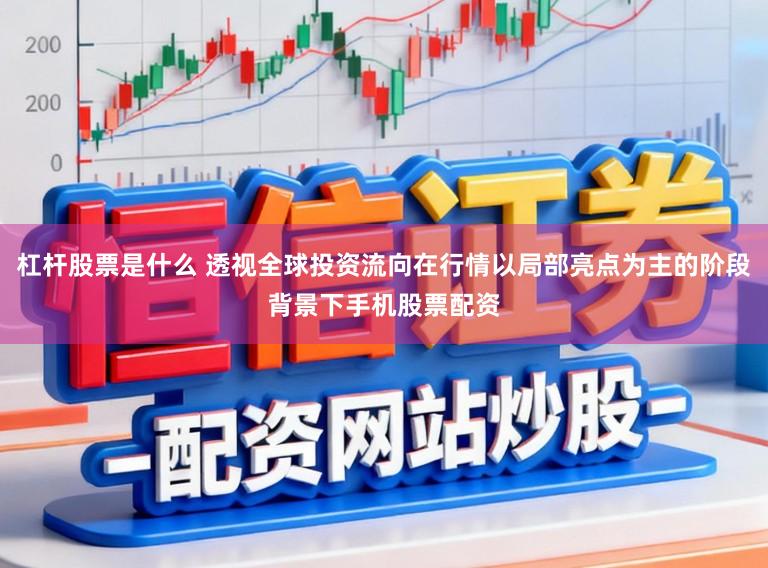 杠杆股票是什么 透视全球投资流向在行情以局部亮点为主的阶段背景下手机股票配资